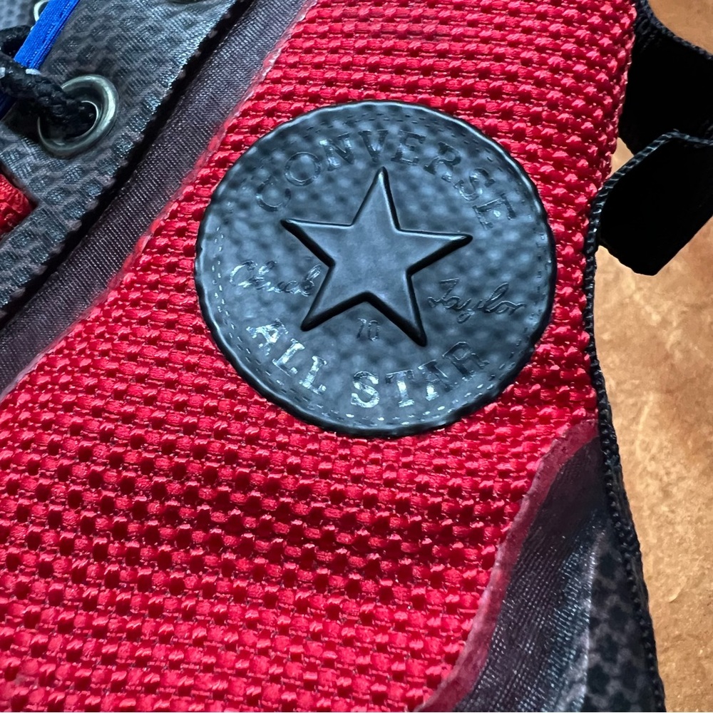 Converse CTAS 70 High Tech Hiker Enamel Red Blue Size 4 Youth - Picture 4 of 12